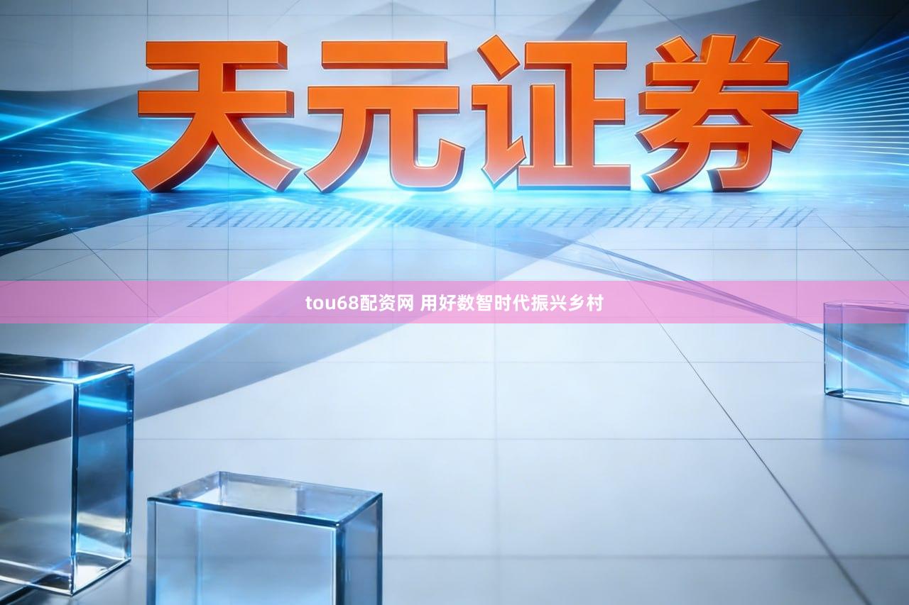 tou68配资网 用好数智时代振兴乡村